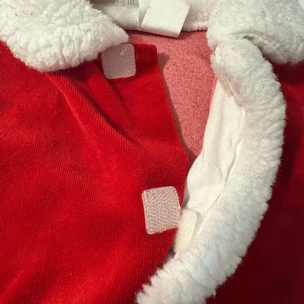 Santa Jacket Koala Kids Size 9/12 months Velcro closure Christmas Holiday jacket